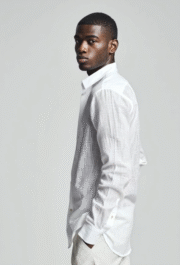 ERKEK KETEN GÖMLEK - SLİM FİT,UZUN KOLLU,ÖZEL TASARIM - Görsel 5